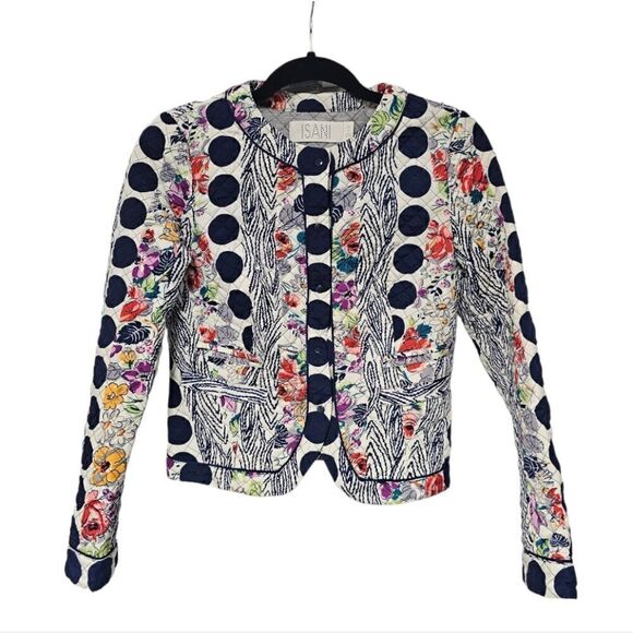 ISANI BY ANTHROPOLOGIE Salta Quilted Floral Jacket - Size 0 - Picture 1 of 9